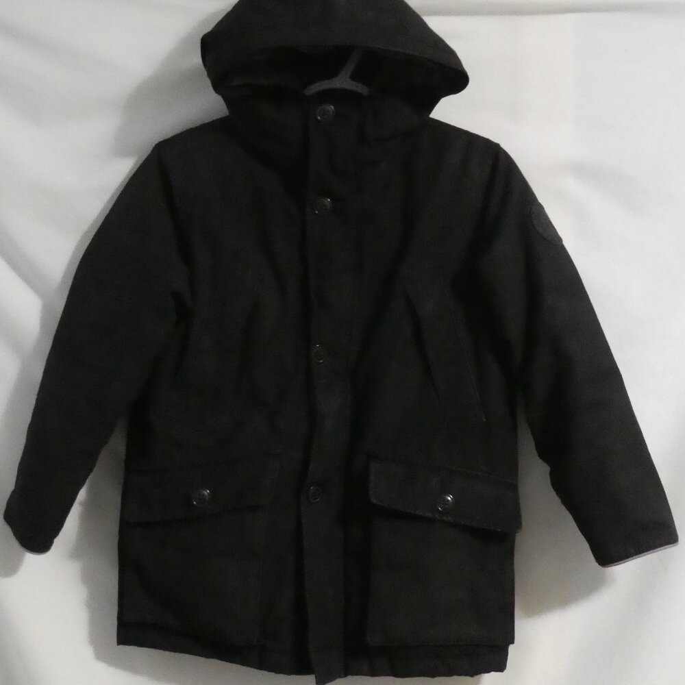 GAP Kids | medium - regular | Black Winter Jacket | Button & Zipper Closure